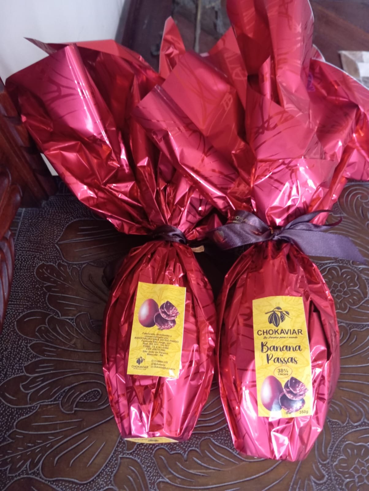 Chocolate Chokaviar em ambiente natural